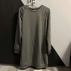 NWOT Unbranded Women's Gray Sweatshirt Dress
